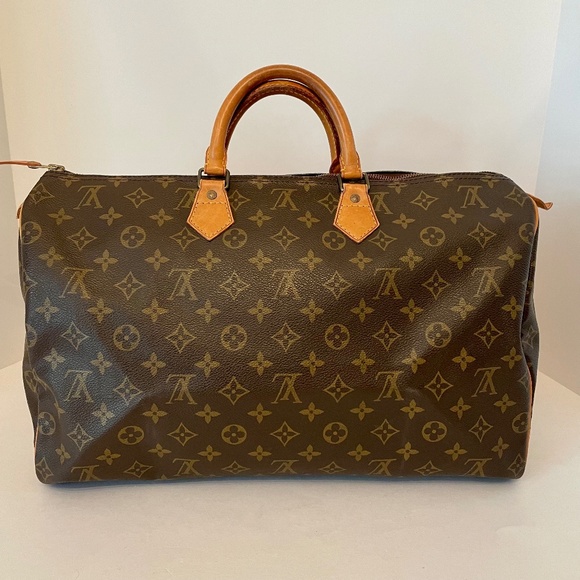 Louis Vuitton Handbags - Louis Vuitton Monogram Speedy 40 Vintage Hand Bag Brown